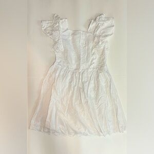 Zara Girls White Floral Dress